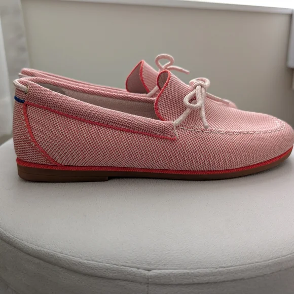 Rothy's Pink Boat Shoes, Size 8.5, Like New! - Picture 2 of 4